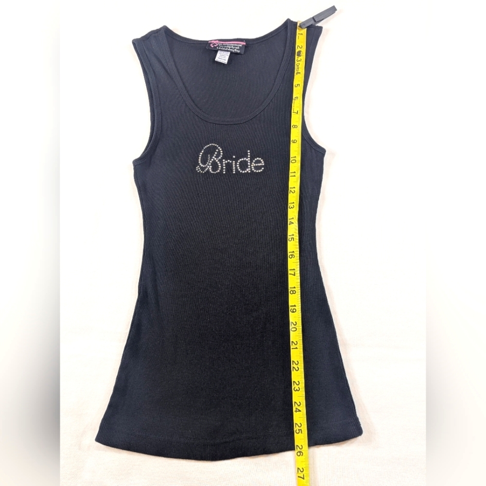 "Bride" Ribbed Tank Top - Picture 6 of 8